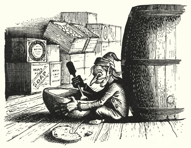 Hans Christian Andersen: The Goblin and The Huckster (litho) alkotó: Rex (after) Whistler