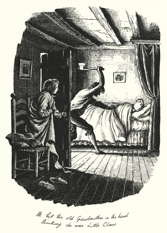 Hans Christian Andersen: A Nagy Claus és a Kis Claus (litho) alkotó: Rex (after) Whistler