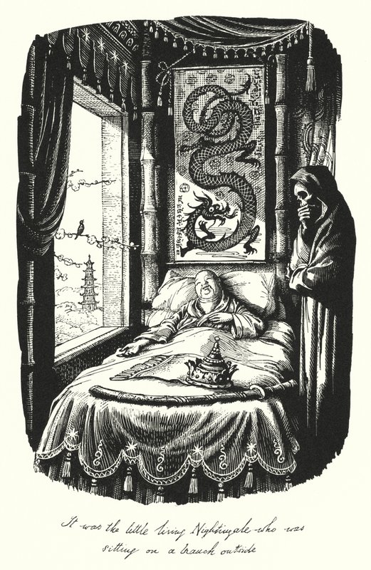 Hans Christian Andersen: The Nightingale (litho) alkotó: Rex (after) Whistler