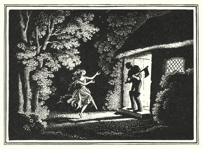 Hans Christian Andersen: A vörös cipők (litho) alkotó: Rex (after) Whistler