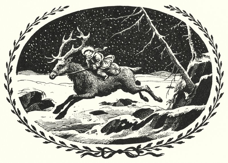Hans Christian Andersen: A hókirálynő (litho) alkotó: Rex (after) Whistler