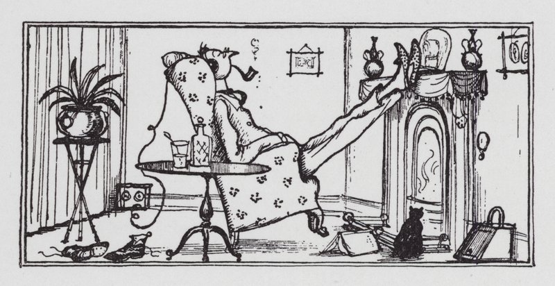 Csendes esték (litho) alkotó: Rex (after) Whistler