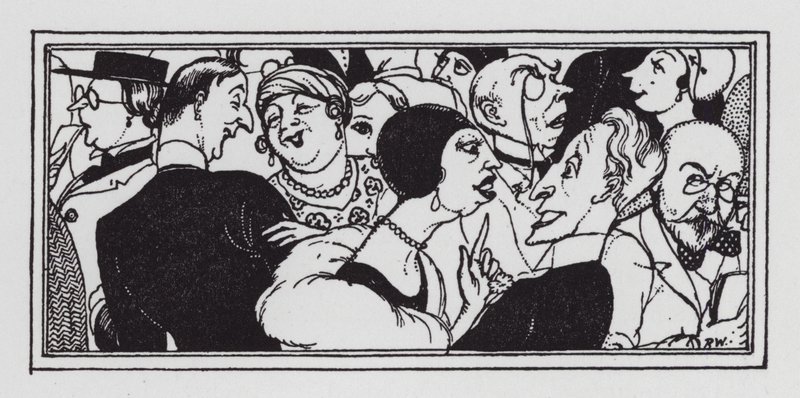 A privát kilátás (litho) alkotó: Rex (after) Whistler