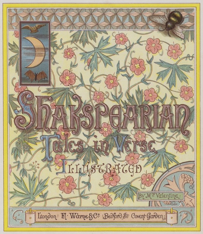 A Shakspearian Tales in Verse címoldali illusztrációja alkotó: Richard Andre