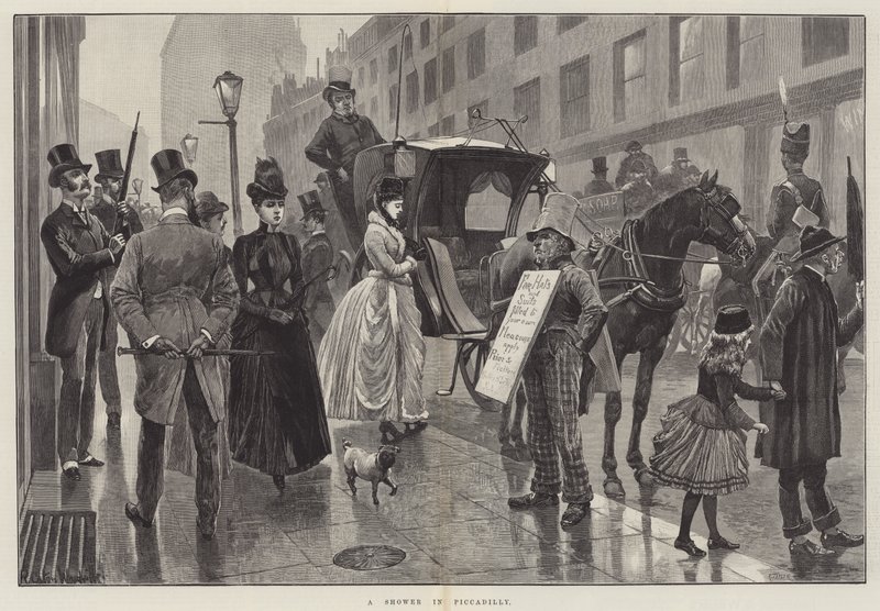 Zuhany a Piccadillyben alkotó: Richard Caton Woodville junior