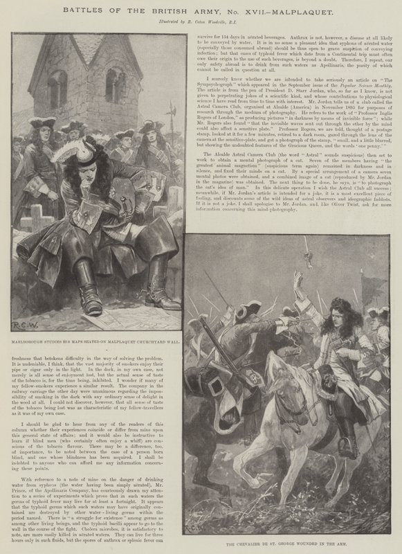 A brit hadsereg csatái, Malplaquet alkotó: Richard Caton Woodville junior