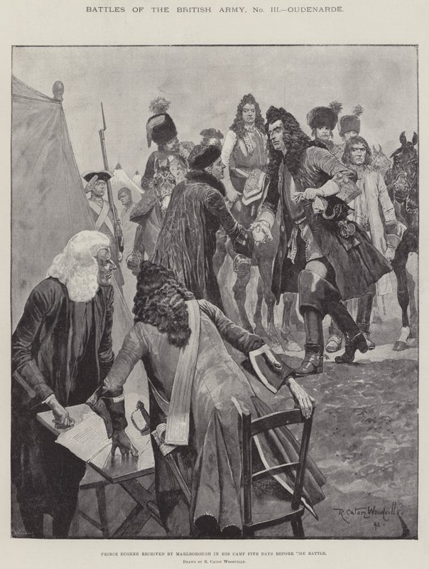 A brit hadsereg csatái, Oudenarde alkotó: Richard Caton Woodville junior