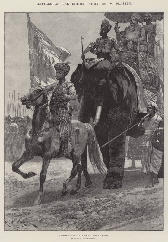 A brit hadsereg csatái, Plassey alkotó: Richard Caton Woodville junior