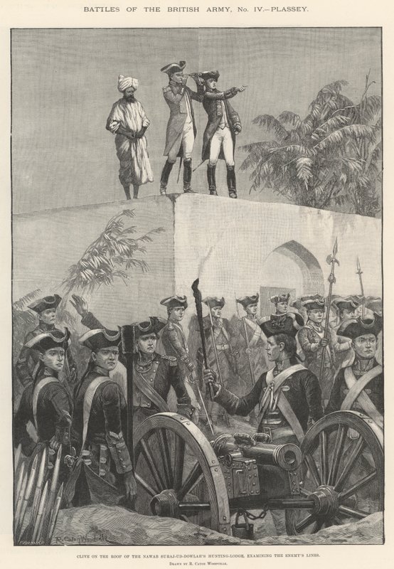 A brit hadsereg csatái, Plassey alkotó: Richard Caton Woodville junior