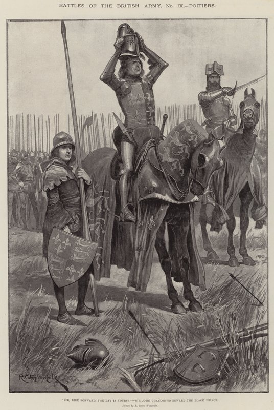 A brit hadsereg csatái, Poitiers alkotó: Richard Caton Woodville junior