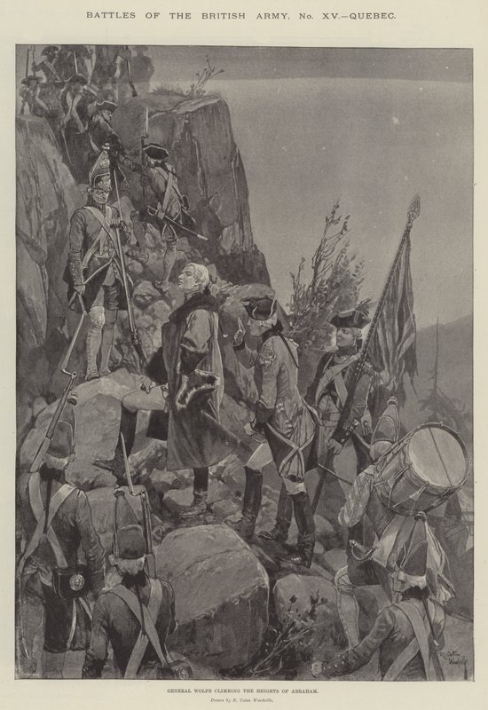 A brit hadsereg csatái, Quebec alkotó: Richard Caton Woodville junior