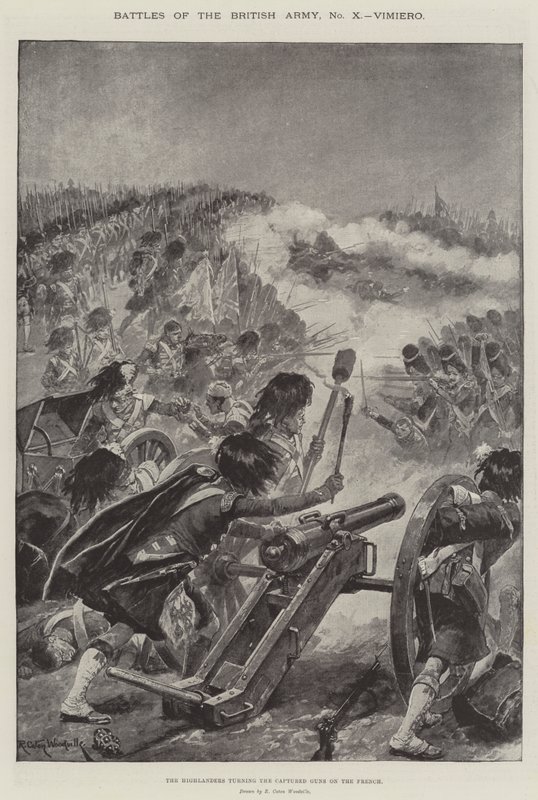 A brit hadsereg csatái, Vimiero alkotó: Richard Caton Woodville junior
