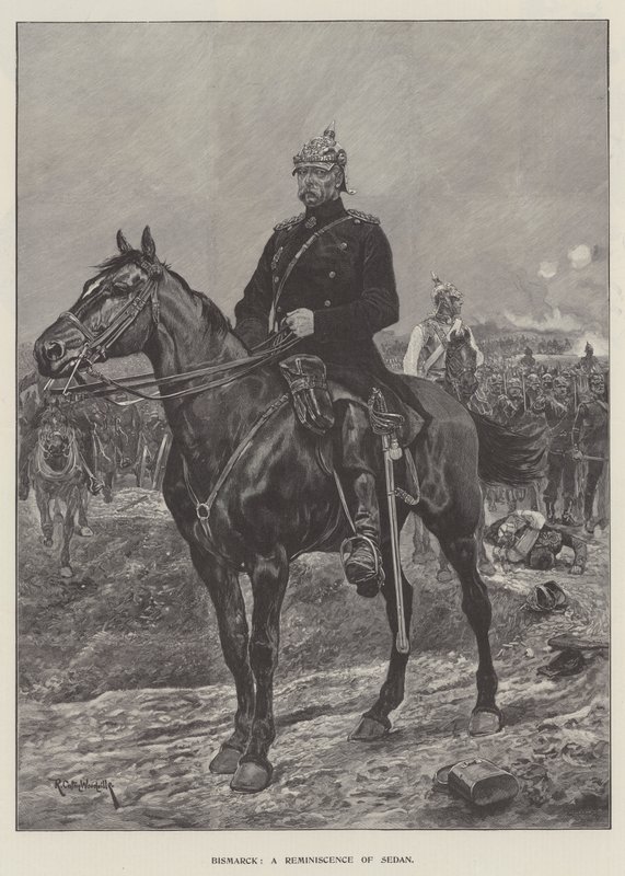 Bismarck, a Sedan emléke alkotó: Richard Caton Woodville junior