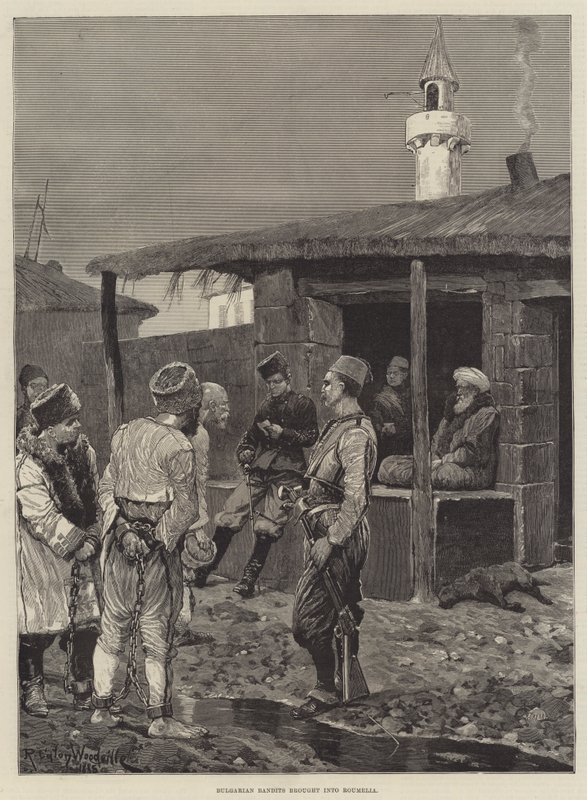 Bolgár banditákat vittek be Rouméliába alkotó: Richard Caton Woodville junior