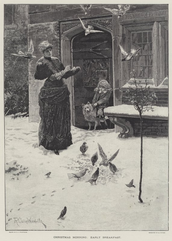 Karácsony reggel, korai reggeli alkotó: Richard Caton Woodville junior