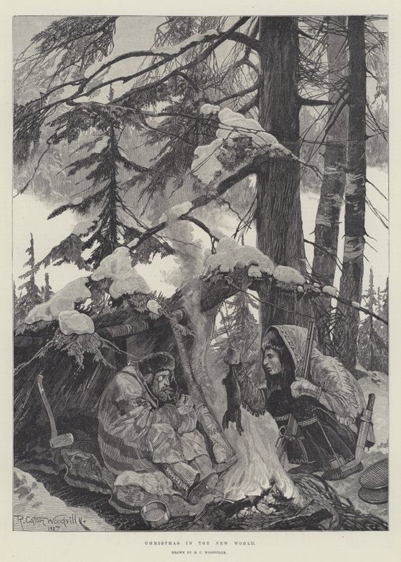 Karácsony az újvilágban alkotó: Richard Caton Woodville junior