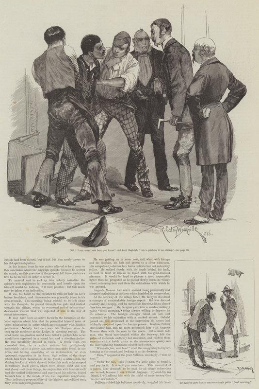 Cinikus szerencse, Egy lelkiismeretes ember története, írta David Christie Murray alkotó: Richard Caton Woodville junior