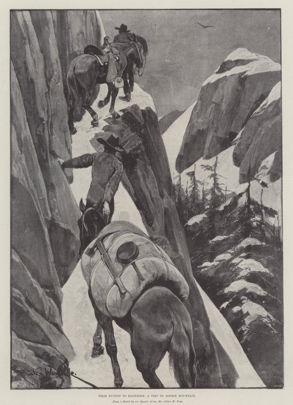 Eustonból Klondike-ba, kirándulás a Sophie-hegyre alkotó: Richard Caton Woodville junior
