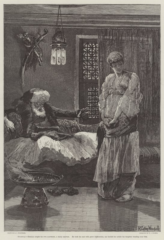 Gulbeyaz, szerző: Athol Mayhew alkotó: Richard Caton Woodville junior