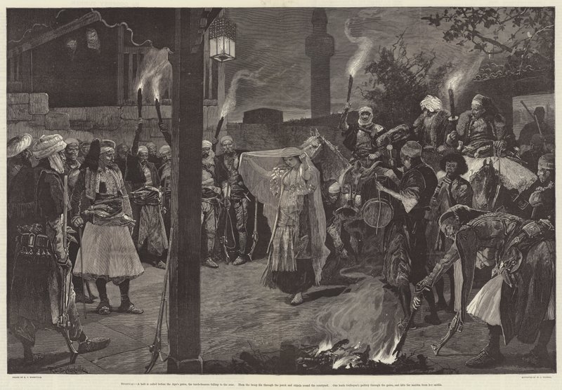 Gulbeyaz, szerző: Athol Mayhew alkotó: Richard Caton Woodville junior