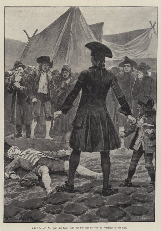 Illusztráció A Birodalom ezredeséhez, Emily Lawless alkotó: Richard Caton Woodville junior