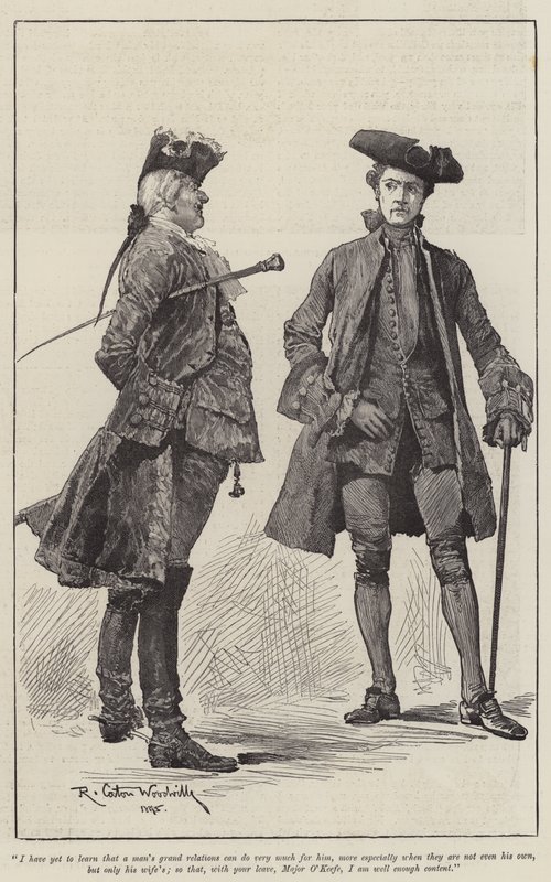 Illusztráció A Birodalom ezredeséhez, Emily Lawless alkotó: Richard Caton Woodville junior
