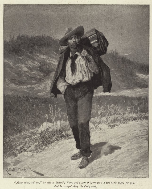 Illusztráció a The Courage of Pauline Camacho (Pauline Camacho bátorsága) című könyvhöz, készítette Morley Roberts. alkotó: Richard Caton Woodville junior