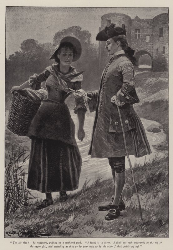 Illusztráció Robert Louis Stevenson A nagy északi út című könyvéhez. alkotó: Richard Caton Woodville junior