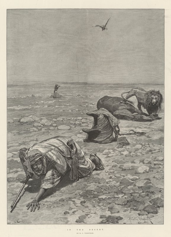 A sivatagban alkotó: Richard Caton Woodville junior