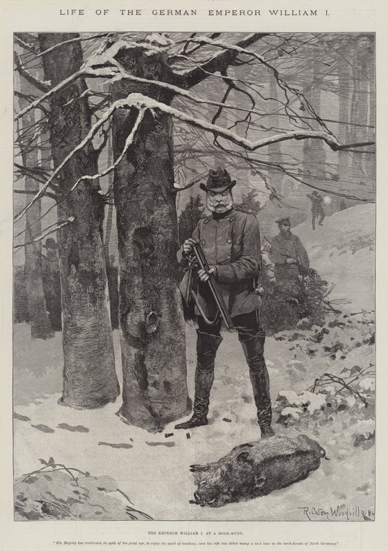 I. Vilmos német császár élete alkotó: Richard Caton Woodville junior