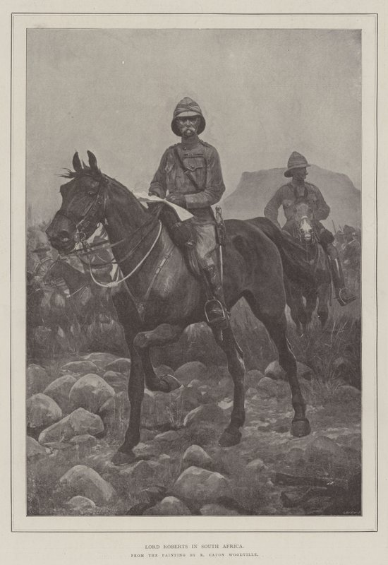 Lord Roberts Dél-Afrikában alkotó: Richard Caton Woodville junior