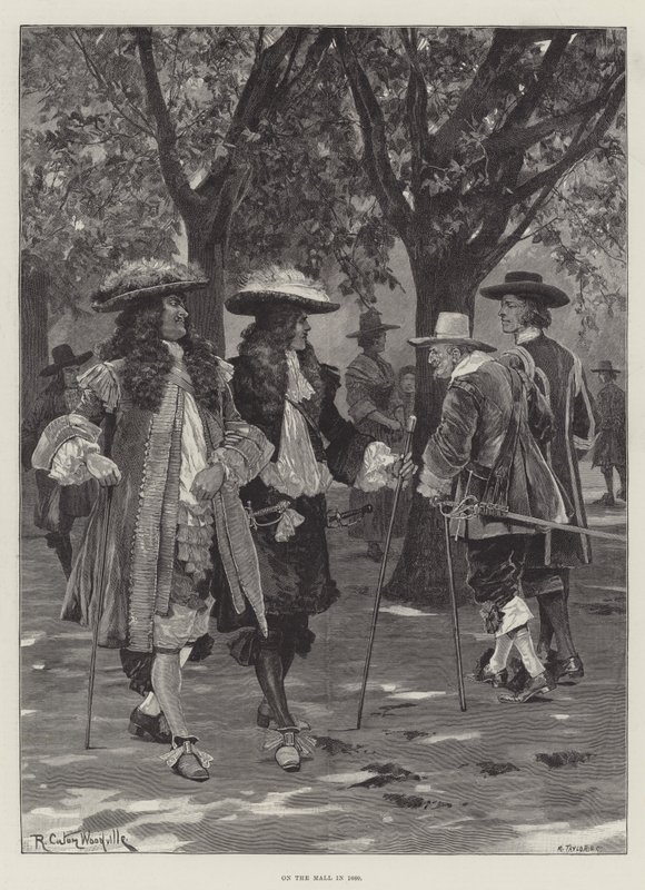 A bevásárlóközpontban 1660-ban alkotó: Richard Caton Woodville junior
