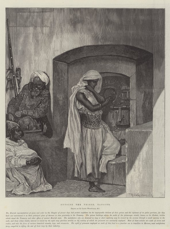 A börtönön kívül, Tangier alkotó: Richard Caton Woodville junior