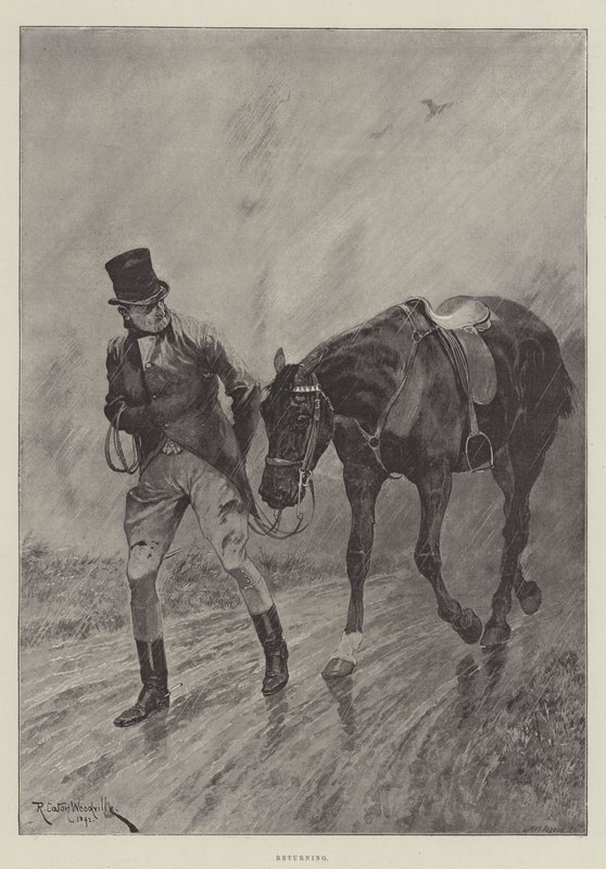 Visszatérve alkotó: Richard Caton Woodville junior