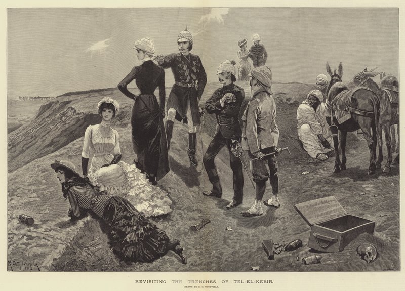 Tel-el-Kebir árkainak újralátogatása alkotó: Richard Caton Woodville junior