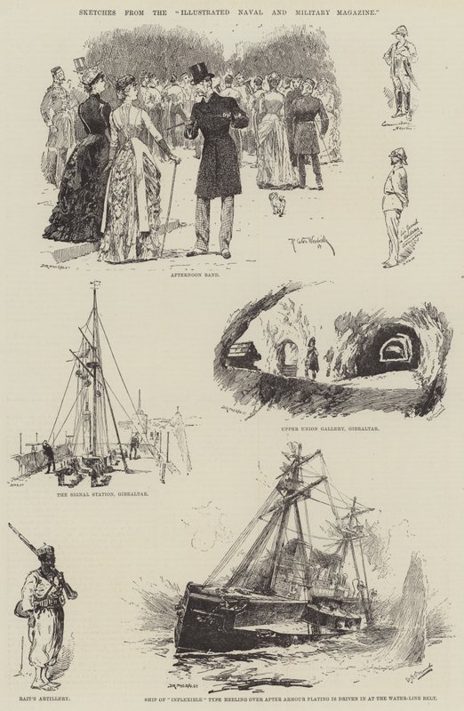 Vázlatok az Illustrated Naval and Military Magazine-ból alkotó: Richard Caton Woodville junior
