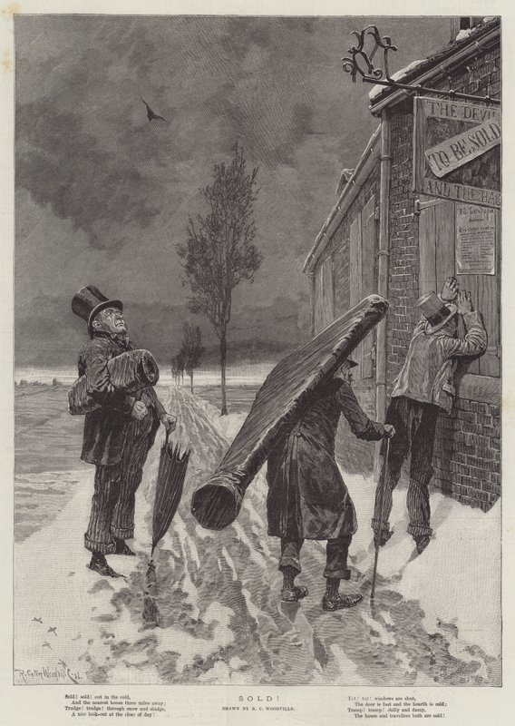 Eladott! alkotó: Richard Caton Woodville junior