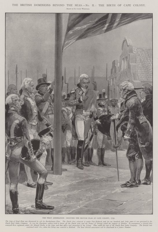 A tengeren túli brit uradalmak, Cape Colony születése alkotó: Richard Caton Woodville junior