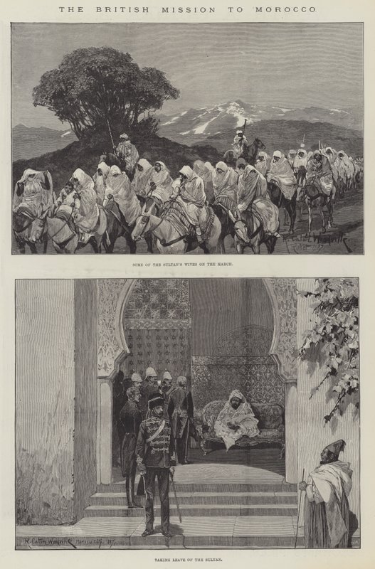 A brit marokkói misszió alkotó: Richard Caton Woodville junior