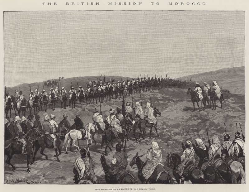 A brit marokkói misszió alkotó: Richard Caton Woodville junior