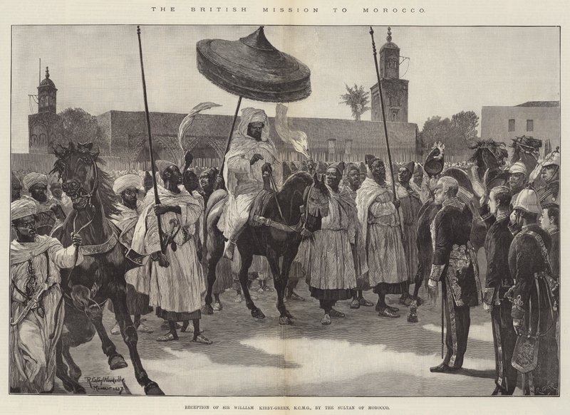 A brit marokkói misszió alkotó: Richard Caton Woodville junior