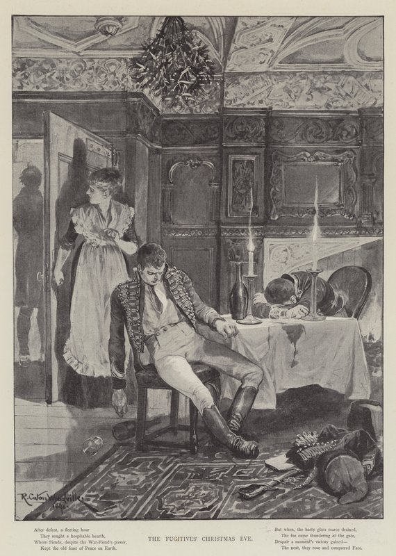 A szökevények karácsony estéje alkotó: Richard Caton Woodville junior
