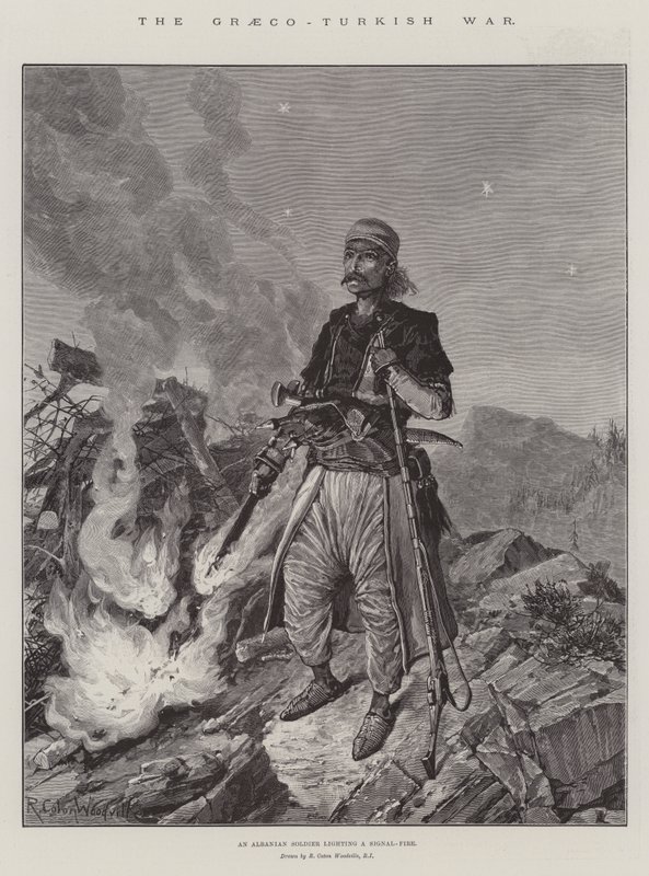 A görög-török háború alkotó: Richard Caton Woodville junior