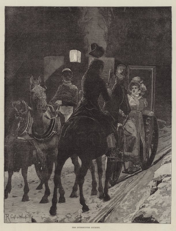 A megszakított utazás alkotó: Richard Caton Woodville junior