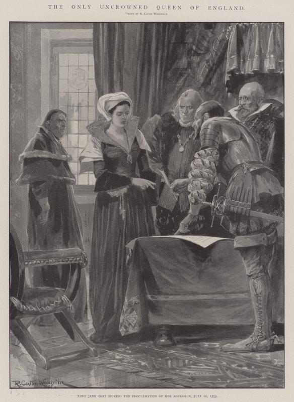 Anglia egyetlen koronázatlan királynője alkotó: Richard Caton Woodville junior