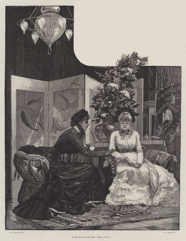 Házasok voltak, Walter Besant és James Rice alkotó: Richard Caton Woodville junior