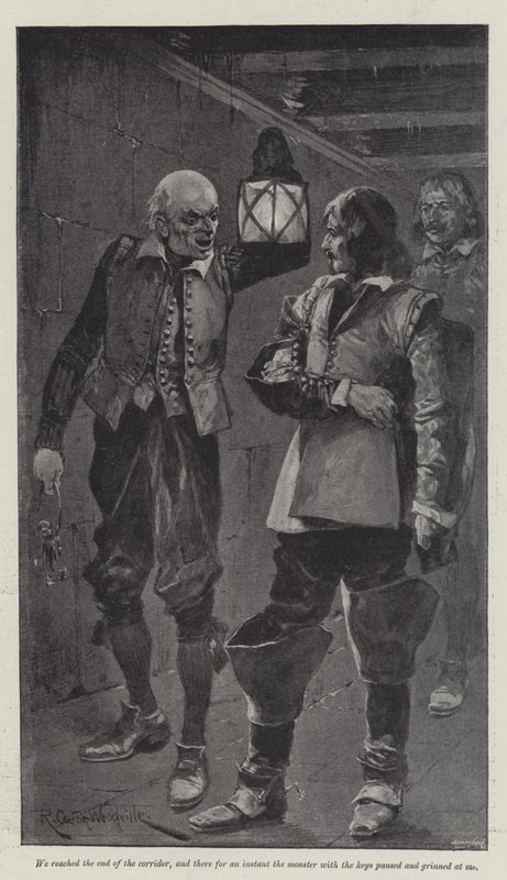 A vörös köntös alatt, Stanley J Weyman alkotó: Richard Caton Woodville junior