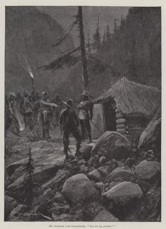 A vörös köpeny alatt, írta Stanley J Weyman alkotó: Richard Caton Woodville junior