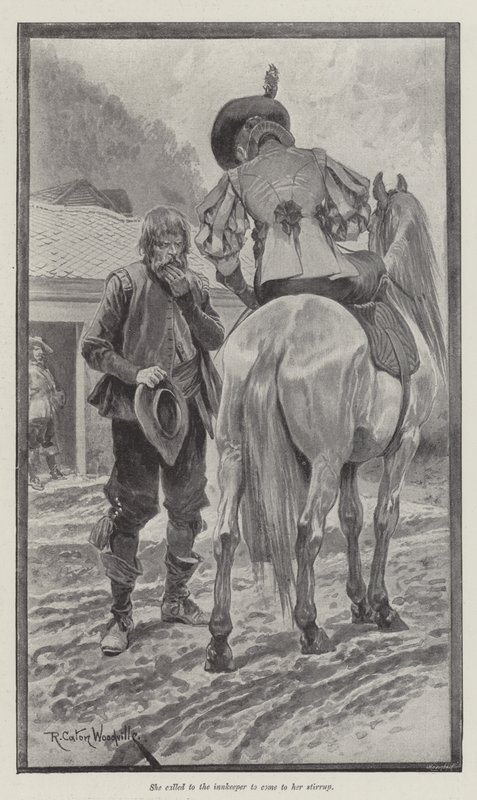 A vörös köntös alatt, Stanley J Weyman alkotó: Richard Caton Woodville junior