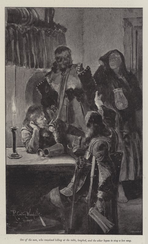 A vörös köntös alatt, Stanley J Weyman alkotó: Richard Caton Woodville junior